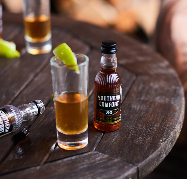 Southern Comfort Whiskey Shot Recipe with Lime