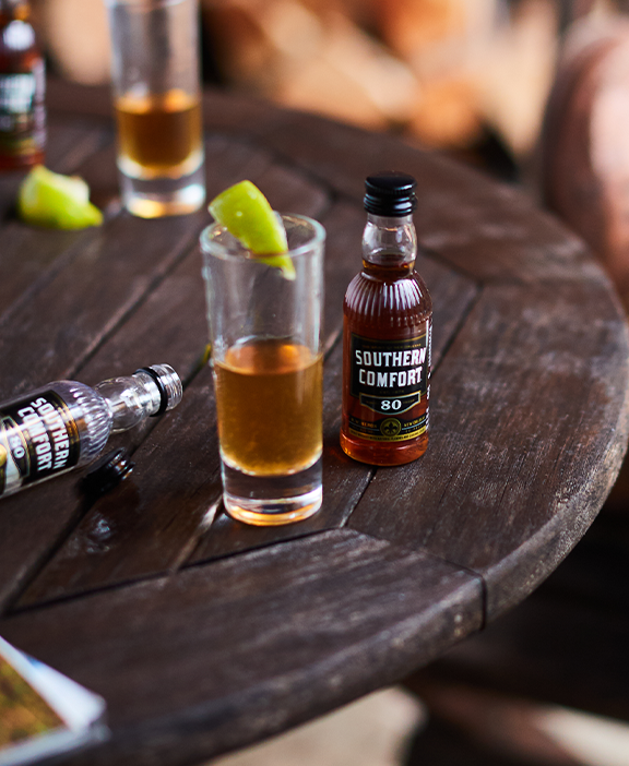 Southern Comfort Whiskey Shot Recipe with Lime